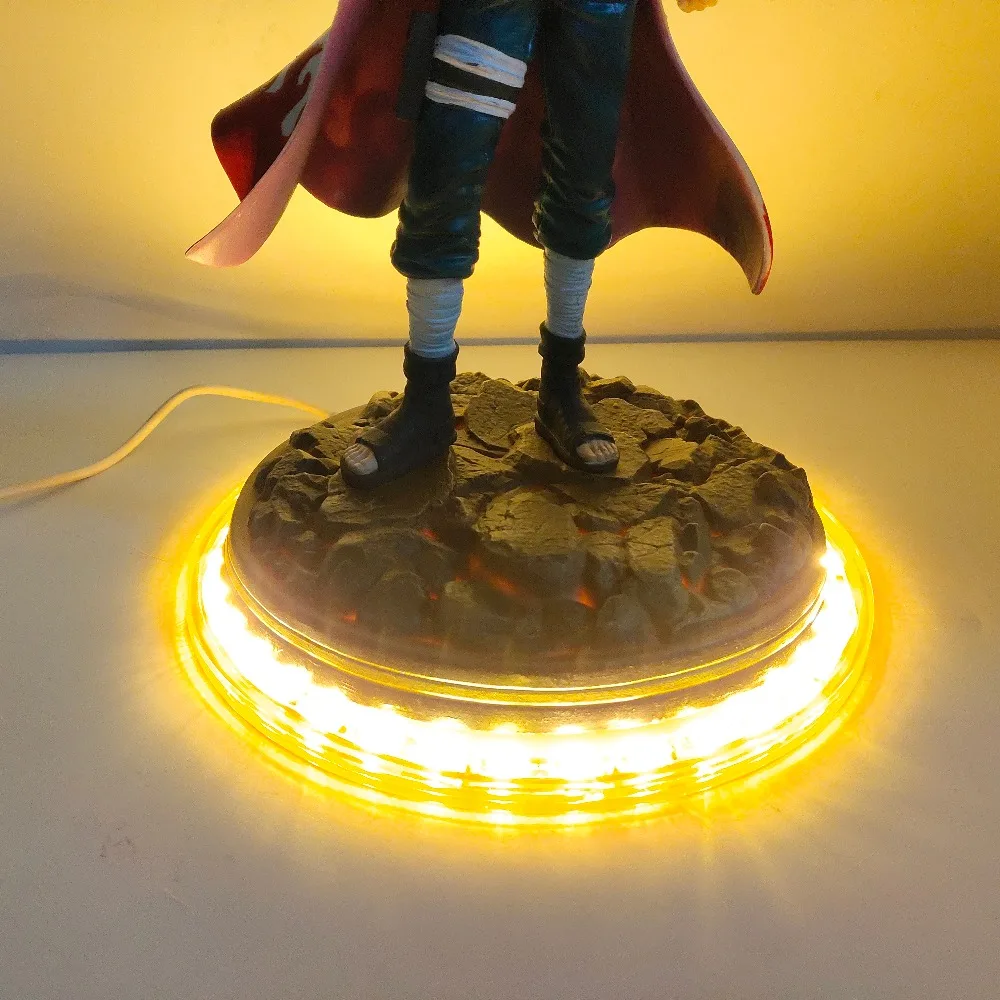 Наруто ПВХ фигурка игрушки Namikaze Минато Led статуя Наруто Shippuden аниме Namikaze Минато Коллекция Модель игрушки фигурка