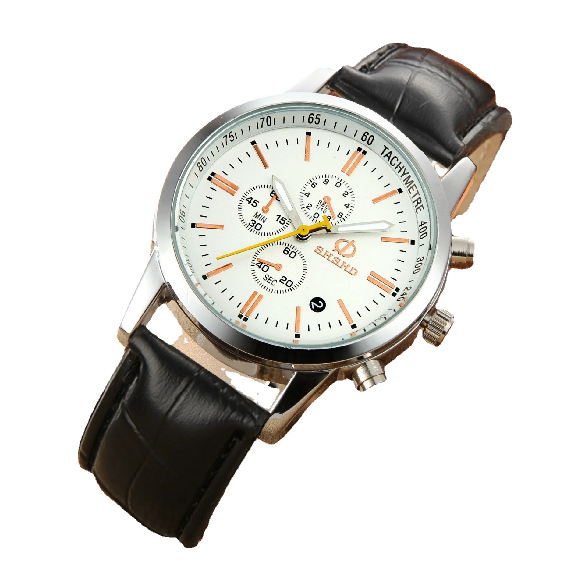 

three-eye trend men and women couple watch fake calendar leisure watch manufacturer wholesale