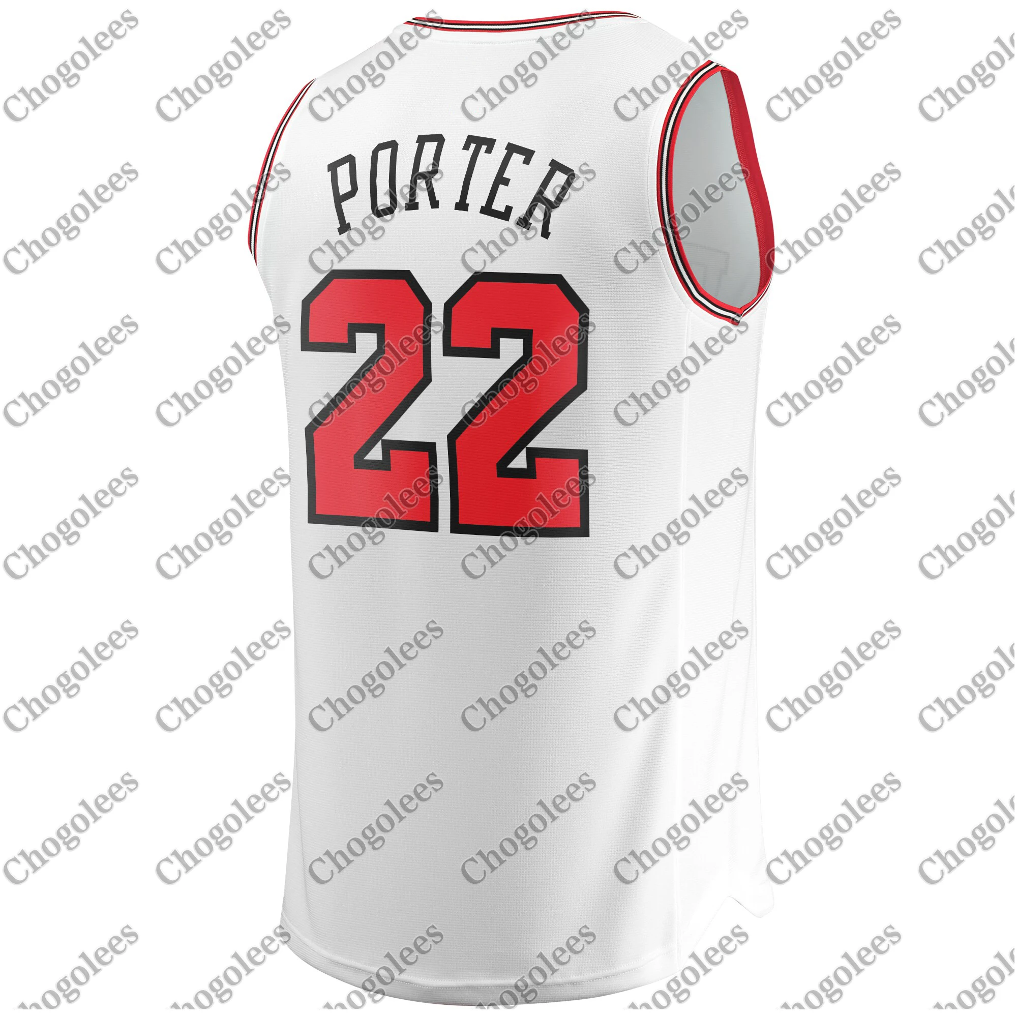 

Men Basketball Jersey Otto Porter Chicago Branded Fast Break Player Jersey Association Edition White