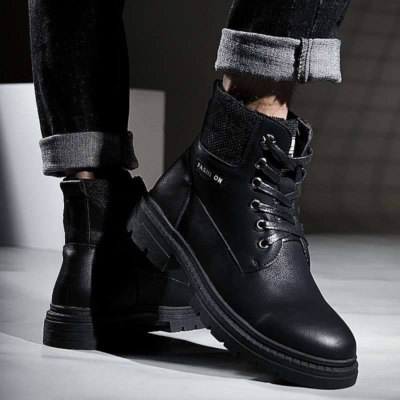 Зимние сапоги Резиновая Рабочая и безопасная Мужская обувь строительные рабочие