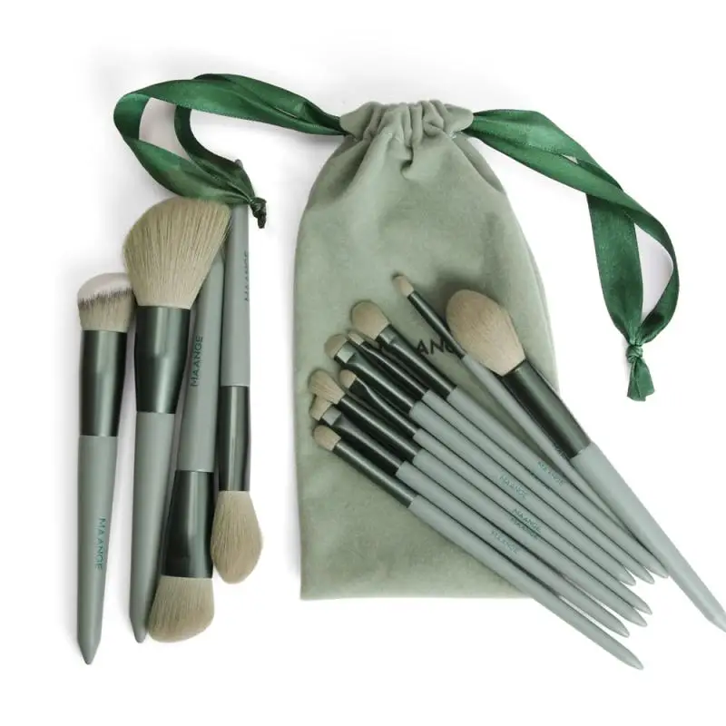 

MAANGE 13Pc Makeup Brushes Tool Set Cosmetic Powder Eye Shadow Foundation Powder Eyeliner Eyelash Lip Makeup Brush Maquiagem