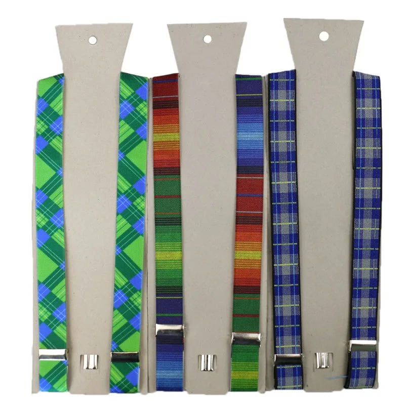 Мужские и женские джинсовые подтяжки одноцветные регулируемые эластичные ремни