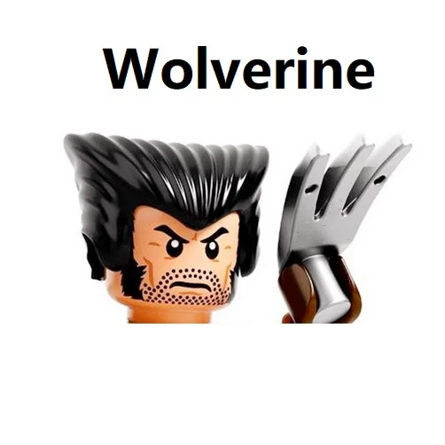 Совместим с 76022 Sh118 X Men X-Men Росомаха Джеймс хоулетт Логан строительные блоки мини