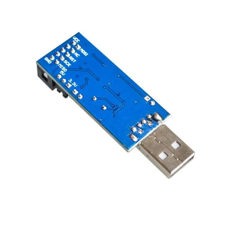 Плата адаптера 10 контактов на 6 + USBASP USBISP AVR программатор USB ATMEGA8 ATMEGA128 ATtiny/CAN/PWM