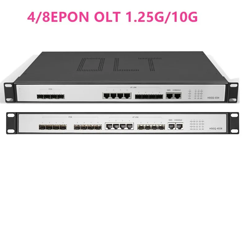 4/8EPON OLT 4/8 PON port OLT GEPON 4 SFP открытое программное обеспечение 1,25G/10G SC веб-Управление открытое программное обеспечение 4pon SFP PX20 + PX20 + +