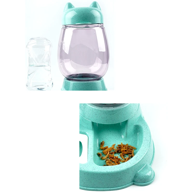 Автоматический кормушка для кошек дозатор еды собак диспенсер воды миска