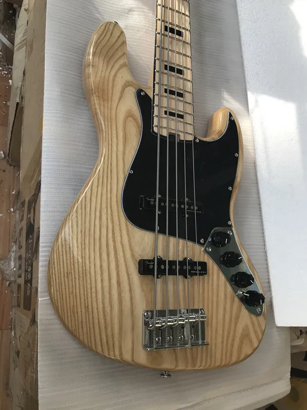 Бесплатная доставка высокое качество 5 аккордов Джазовый бас тело из ясеня