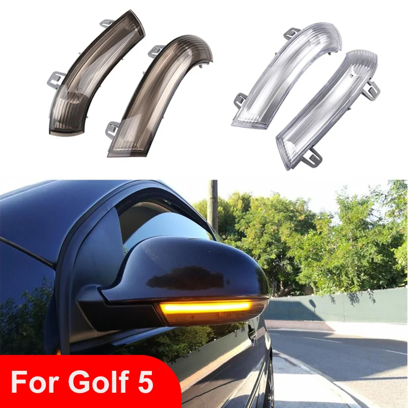 2Pcs Side Mirror indicator Light Dynamic Blinker LED Turn Signal For VW Golf 5 Jetta MK5 Passat B6 GTI Sharan Led | Автомобили и