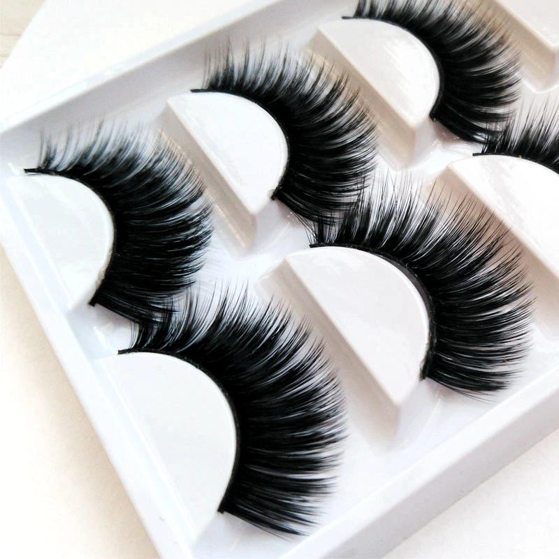 

Women's Day 5 Pairs 3D Faux Mink Eyelashes Short Dramatic Bulk Natural Individual Volume Thick Whosale 3D False Mink Eyelashes
