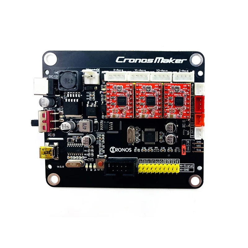 3axis DIY GRBL motherboard v2.0 for desktop CNC router drawing laser engraving machine plotter with USB line support cnc spindle |