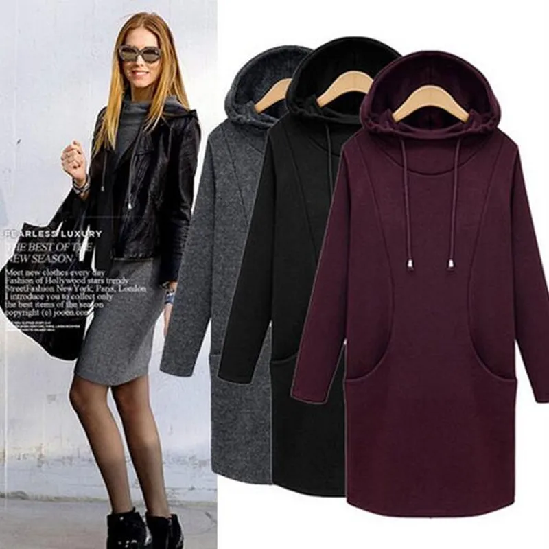 

2022 Autumn Women Lady Cotton Hooded Jacket Thicken Velvet Long sleeve winter Sweatshirt Korean Style Hoodies