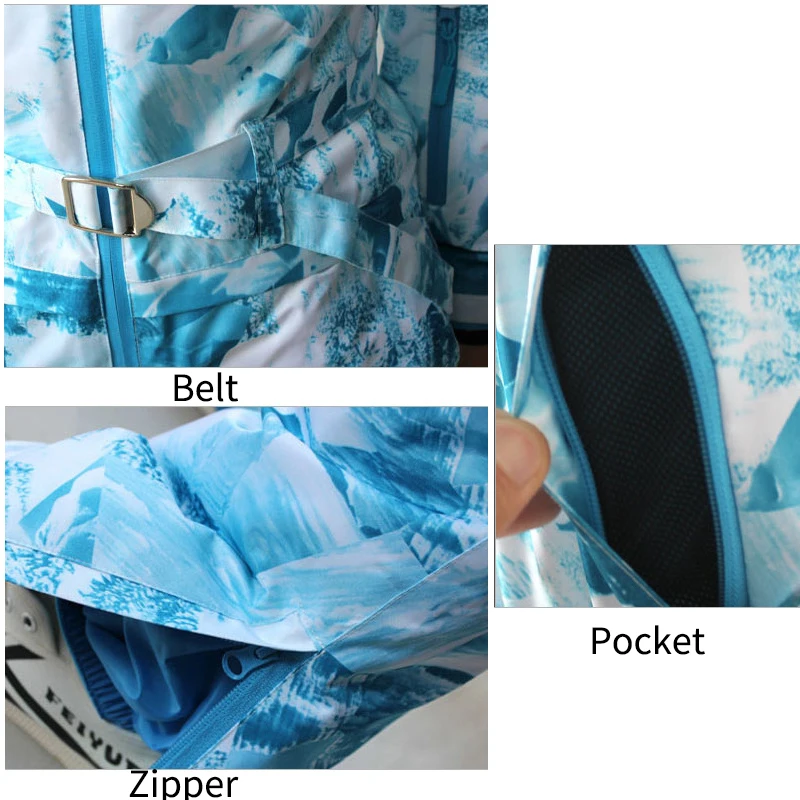 Зимний Лыжный комбинезон 2021 Женский Водонепроницаемый с капюшоном женский