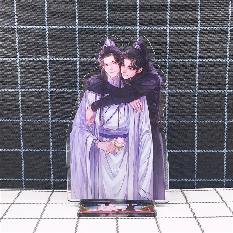 Фигурка хаски и его белая кошка Shizun Mo Ran Chu WanNing акриловая подставка модель игрушки