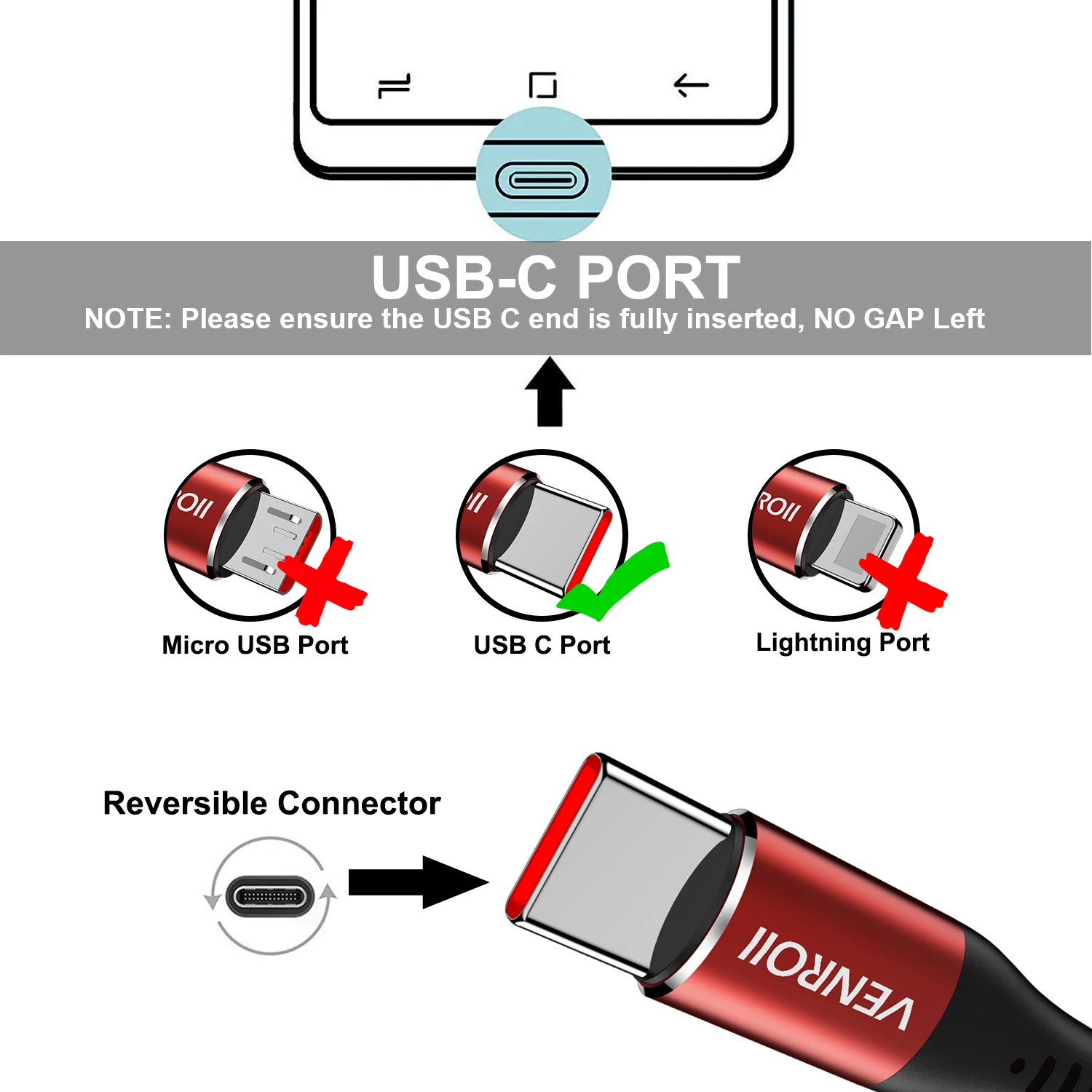 Кабель Venroii USB Type C 5A SuperCharge для Huawei P30 Pro Mate 30 кабель Honor 10 20 USBC зарядное устройство