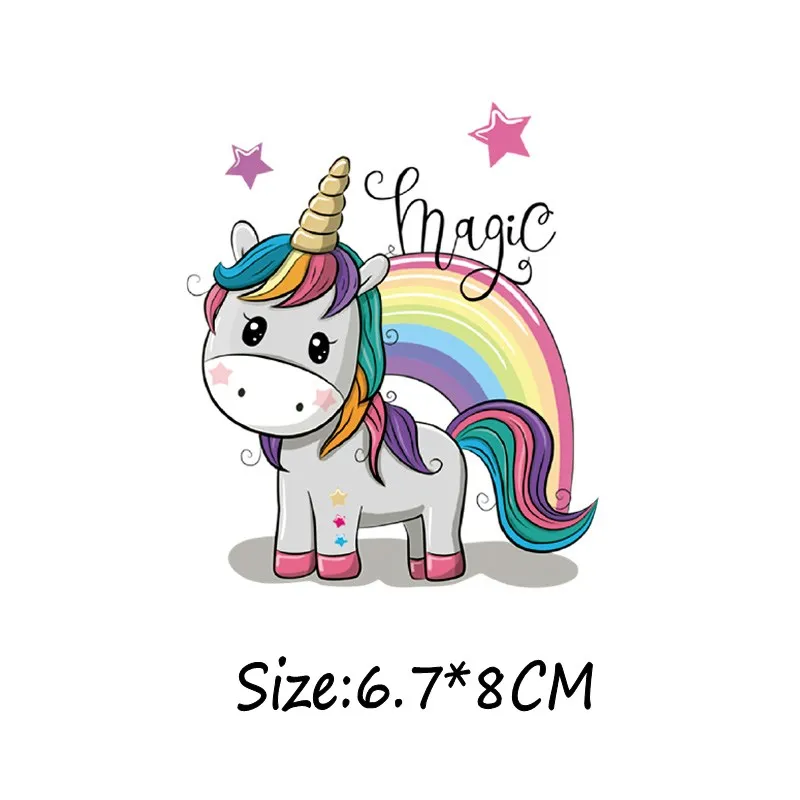1 шт. единороги железные пластыри на термонаклейки для аппликация одежду DIY