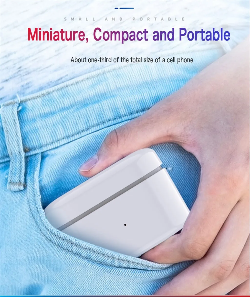 

Earphones bluetooth hifi noise TWS Wireless Earphones Stereo Sound Headset with Portable Waterproof With charging box