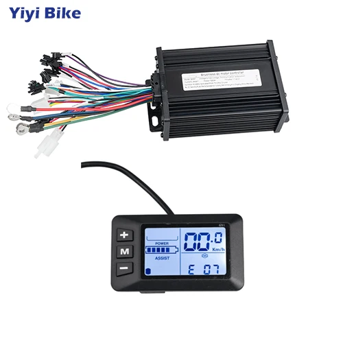 G51 LCD display Электрический контроллер для велосипеда 48 в 36 в 500 Вт e, ЖК-дисплей/светодиодный дисплей, регулятор скорости для электрического скутера, комплект мотора, электрический велосипед - Цвет: G51 LCD display