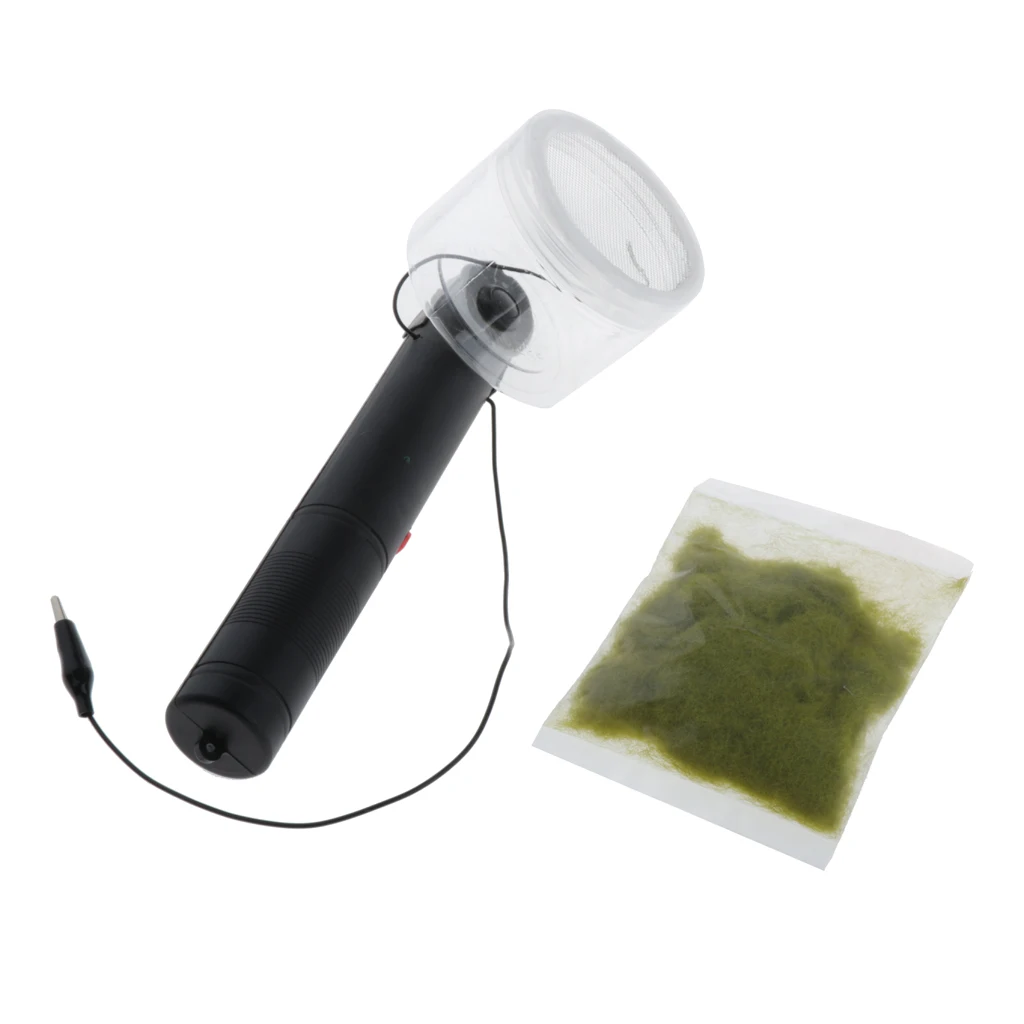 Aplicador port&aacute;til para m&aacute;quina de flocado de c&eacute;sped, herramienta para hacer Flocado de c&eacute;sped para plantas-1