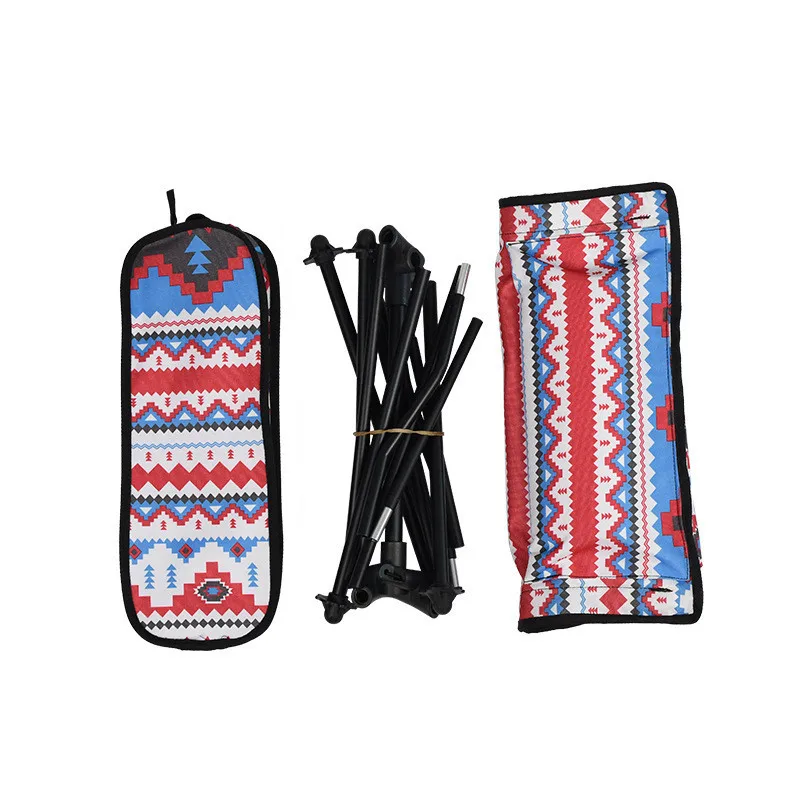 

Ultra-light Portable Folding Chair Garden Chair Ethnic Style With Storage Bag Cushion Outdoor Beach Fishing Camping Recliner -40