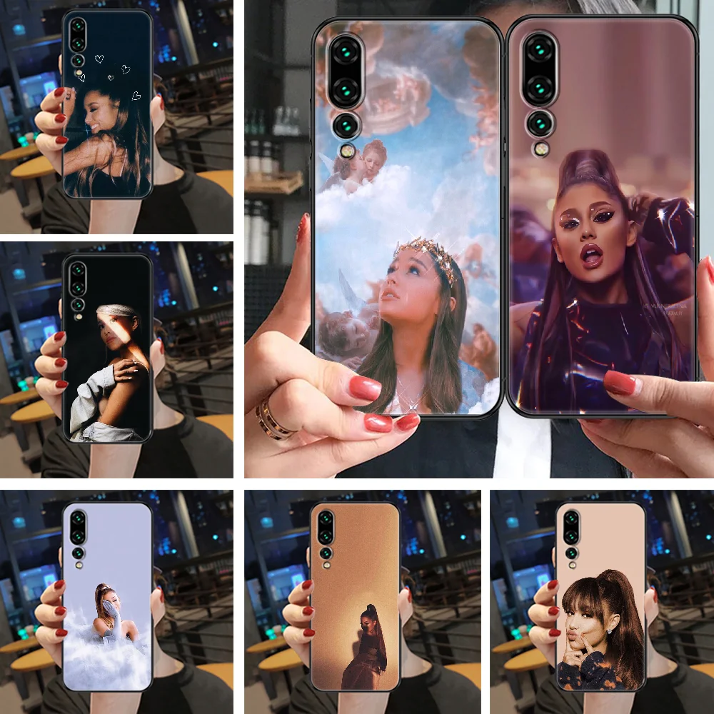 

Singer AG Rainbow Sweetener Phone case For Huawei P Mate Y3 Y9 10 20 30 40 Smart Z Pro Lite 2017 2019 black trend bumper