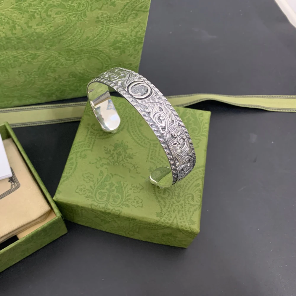 

Женский и мужской браслет из серебра 925 пробы, в европейском и американском стиле