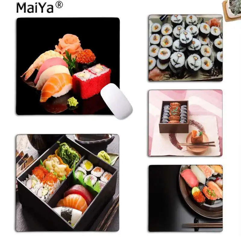 MaiYa суши Япония Yummy еда высокоскоростной новый коврик для мыши резиновый ПК