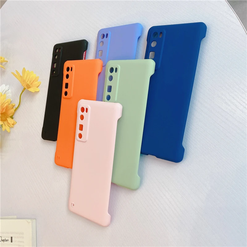 Матовый чехол для Honor 30 Pro 30i 30s 8X тонкий жесткий Бескаркасный из поликарбоната Huawei