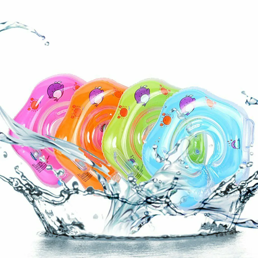 

Swimming Baby Accessories Neck Ring Tube Safety Infant Float Circle For Bathing Inflatable Circle Bath Inflatable Water Ring