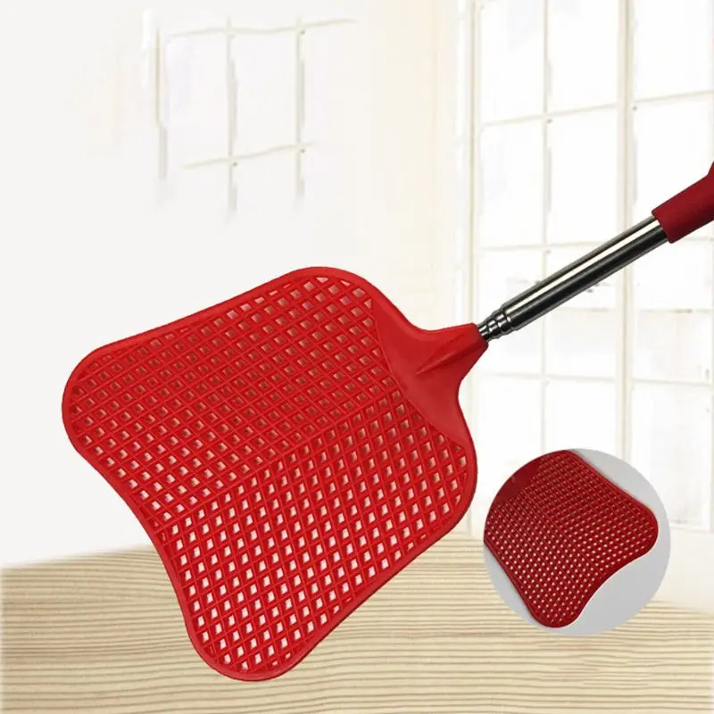 

3pcs Plantain Shape Extendable Fly Swatters Prevent Mosquito Insect Pest Control 57BB