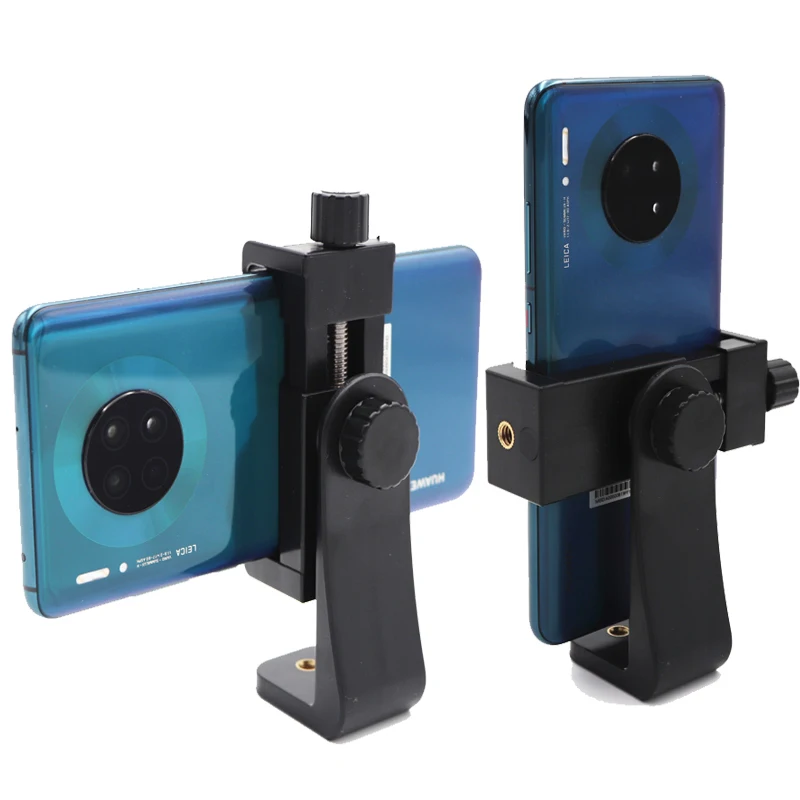 

Universal Tripod Mount Adapter Cell Phone Clipper Holder Vertical 360 Rotation Tripod Stand For iPhone X 7 Plus Samsung Tripod