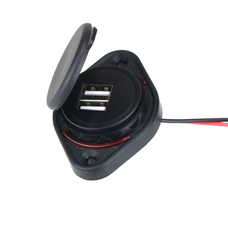 Зарядное устройство с двумя usb портами 5 в 3 1 а 12 24 для