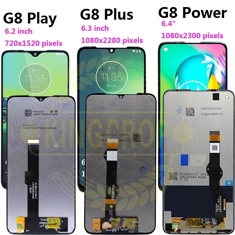 Для moto one macro g8 play G8 plus Power ЖК дисплей с сенсорным экраном XT2019 xt2015 дигитайзер в сборе