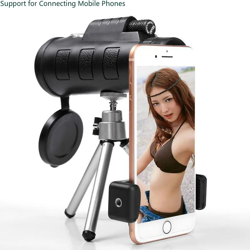 Портативный телескоп высокой четкости 40*60 наружный мобильный одиночный может