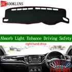 Для Volkswagen T-ROC 2018 крышка приборной панели с правым рулем, автомобильные наклейки, Солнцезащитный ковер, коврик, аксессуары для интерьера