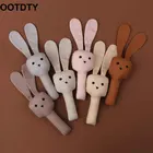 Новинка, детские погремушки, мягкие плюшевые погремушки, игрушки для новорожденных, подарок для младенцев, Ранняя развивающая игрушка, милый кролик