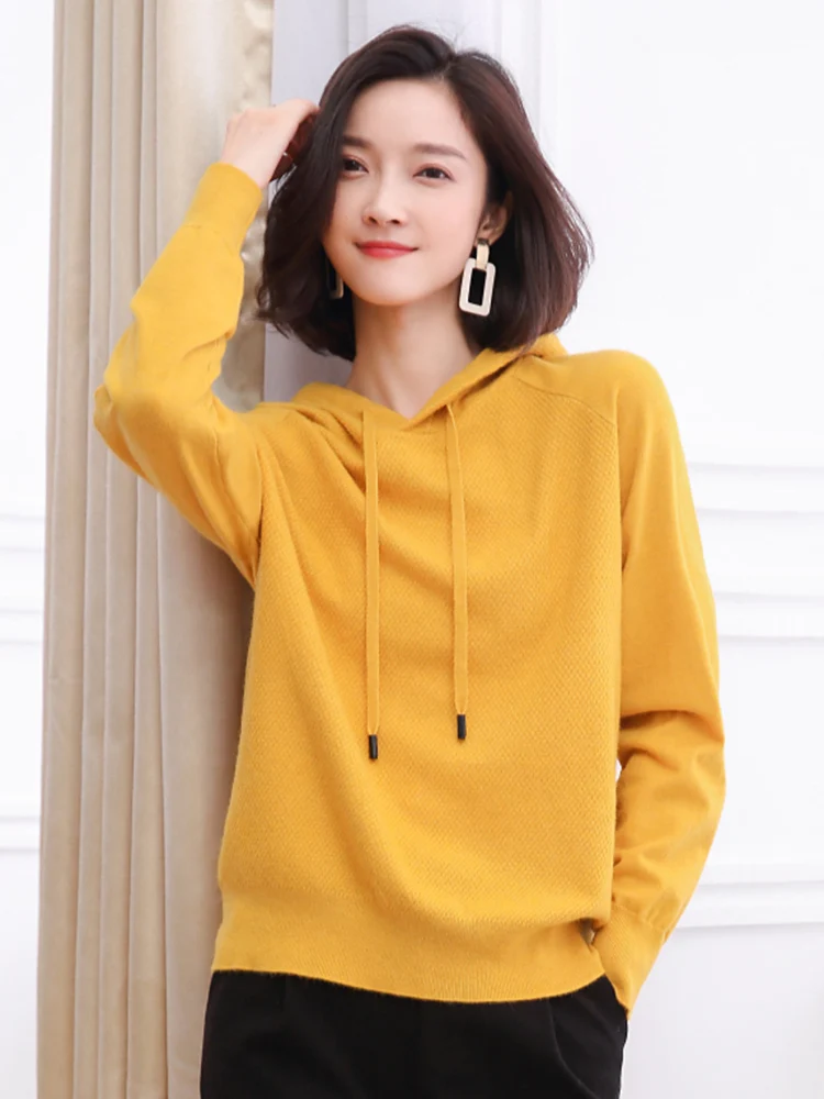 Корейские розовые толстовки женские вязаные свободные модные в стиле Харадзюку