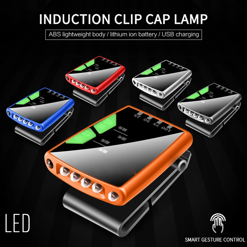 

Фонарь налобный Аккумуляторный с датчиком движения, 6 светодиодов, IP64