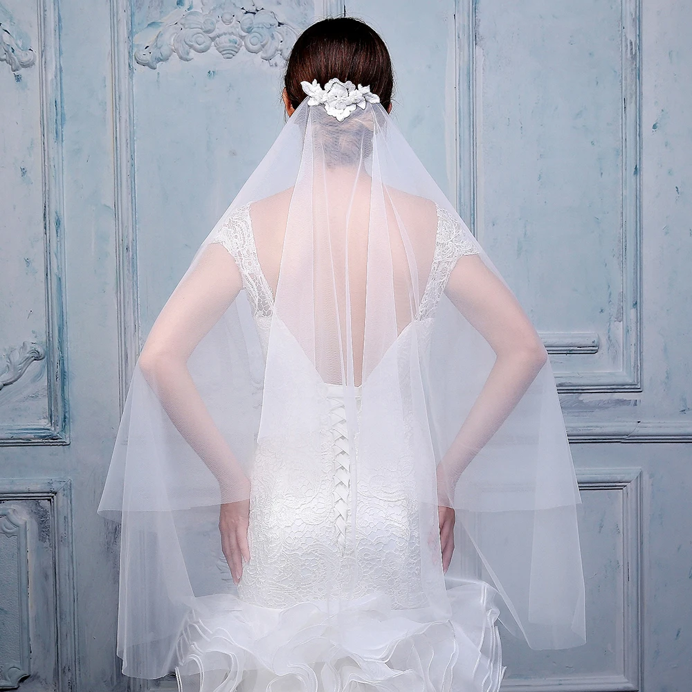 Новый эстетический кружевной двухслойный мягкий тюль lvory с обрезанным краем