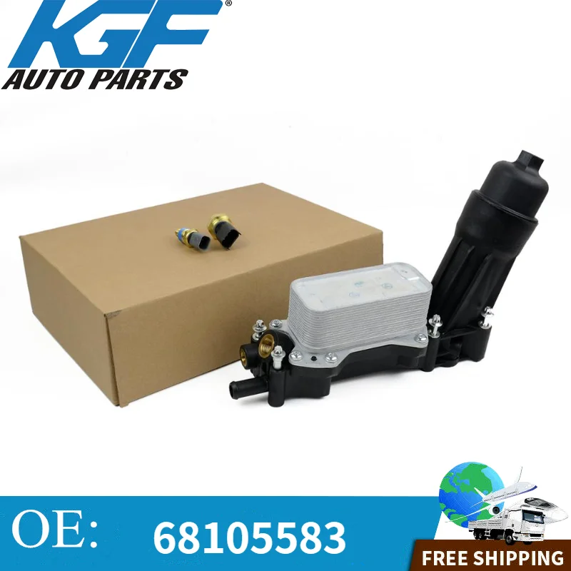 

FOR JEEP DODGE CHRYSLER RAM 3.6 V6 OIL FILTER HOUSING ADAPTER With sensor 68105583AF 5149077AB 05149062AB car accessories