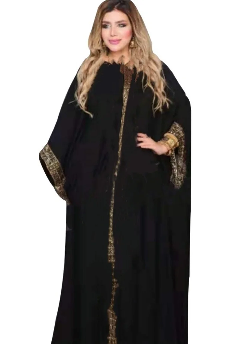 Африканские платья для женщин с бисером Макси халат длинным рукавом африканские