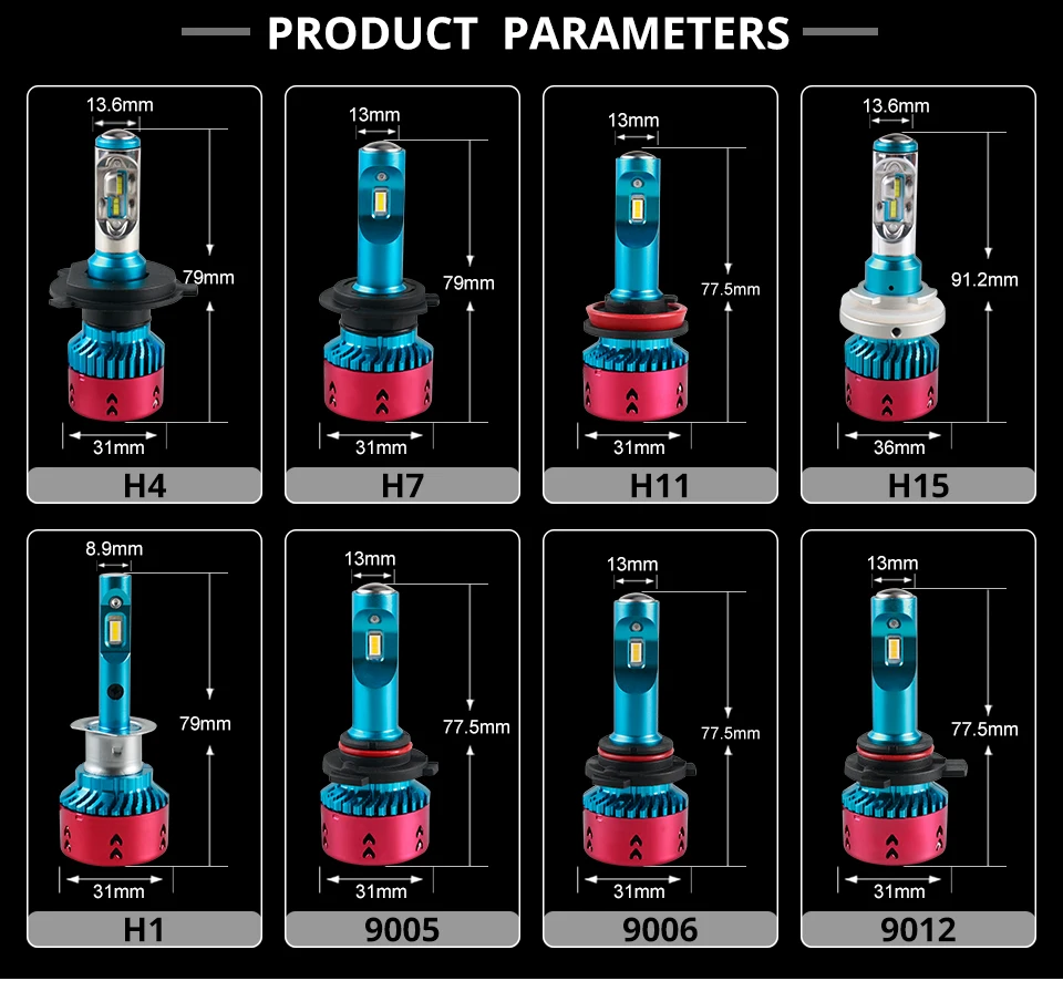 H15 светодиодный авто лампы H7 H4 H11 16000Lm 12V зэс чип 9005/HB3 9006/HB4 H8 HIR2 70 Вт 6500K 24V Авто Светодиодный светильник для Toyota автомобиля Ford Focus