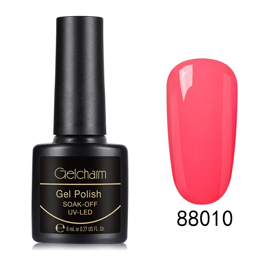 88010 Gelcharm 8 мл сменная серия Гель-лак для ногтей УФ светодиодный отмачиваемый лак для ногтей Блеск для ногтей салон маникюрный лак - Цвет: 88010