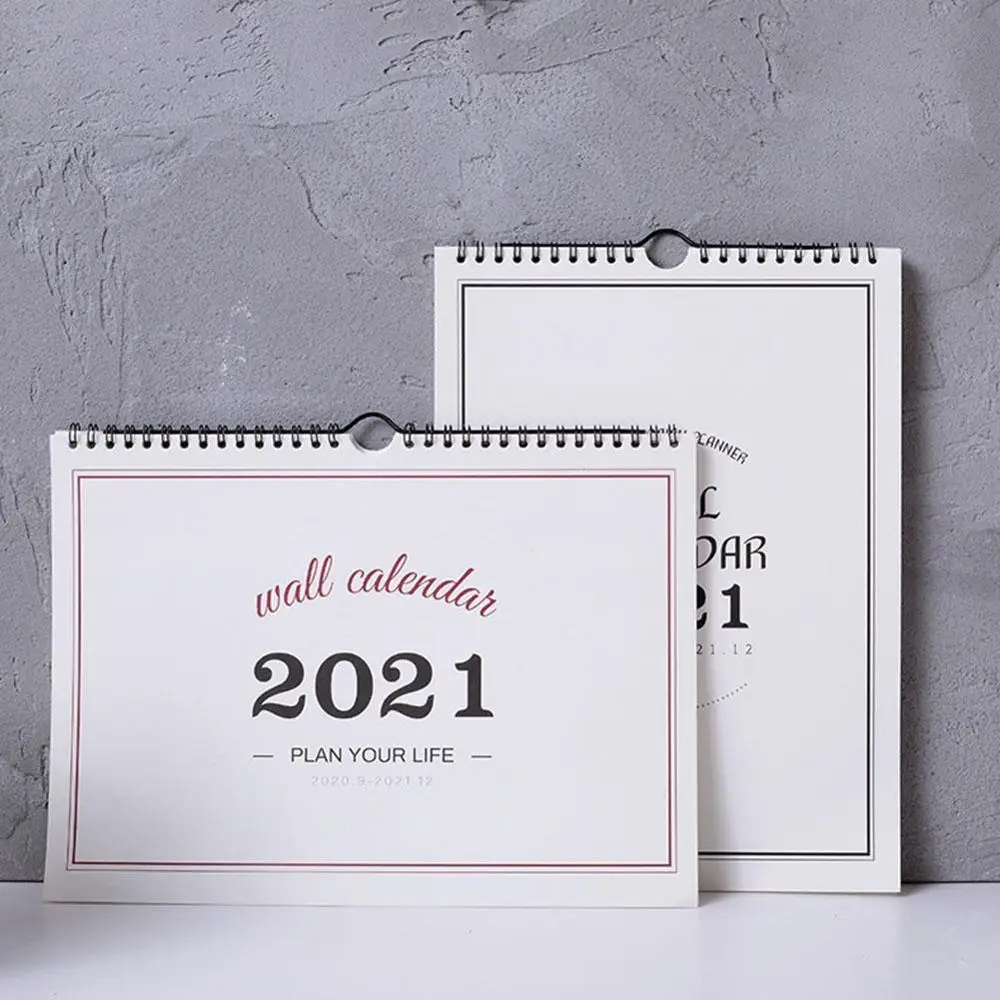 

2021 Minimalism Plan Wall Calendar Monthly Plan Daily Schedule Wall Agenda With Hanging Calendar Stickers 2 Planner L4E7