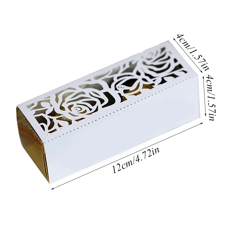 10/50/100 шт Роза и цветок Лазерная резка коробка конфет сувениры подарочные коробки