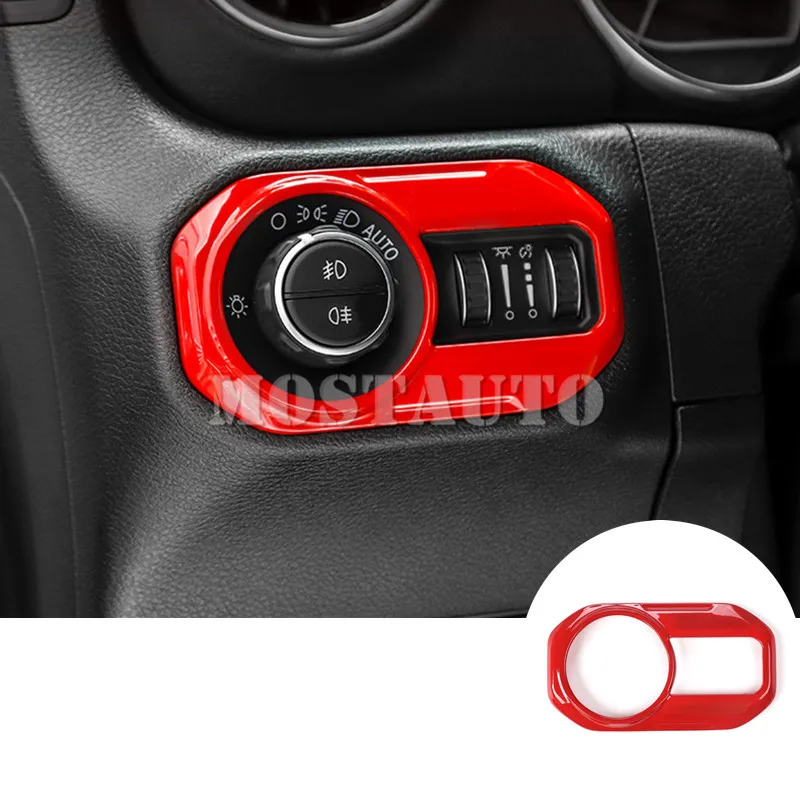 Внутренняя кнопка переключателя фары для Jeep Wrangler JL 2018 2019 1 шт.