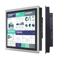 19 inch embedded industrial touch all in one computer windows10 tablet pc with capacitive touch intel core i7 3537u 12801024
