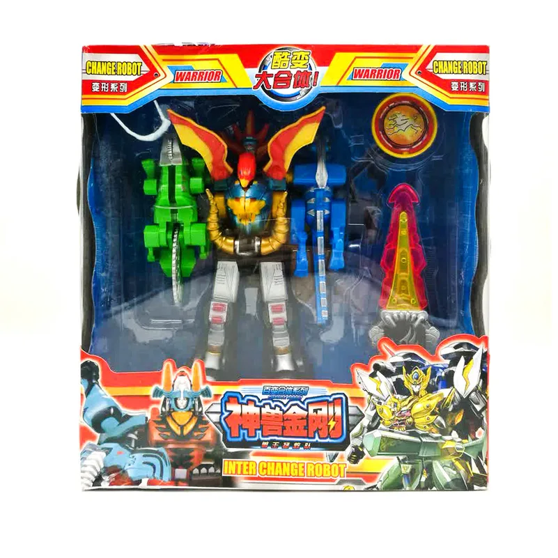 Megazords UCHU SENTAI KYURANGER Трансформация Робот динозавр рейнджеры игрушки Фигурки для