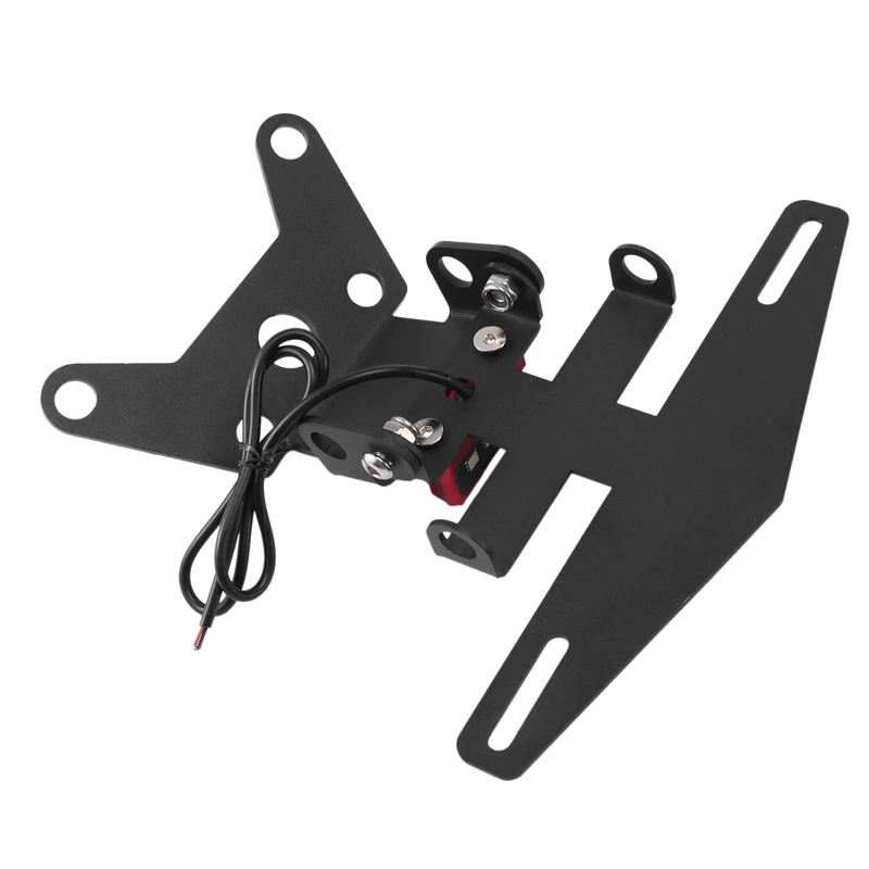 

Motorcycle License Plate Holder License Plate Frame Holder Bracket with LED Light for SUZUKI GSX250R 2013-2020