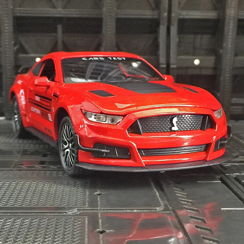 

Model Car Toys for Children 1:32 Ford Mustang Shelby GT500 GT350 Toy Alloy Car Diecasts & Toy Vehicles Car Model Miniature Scale