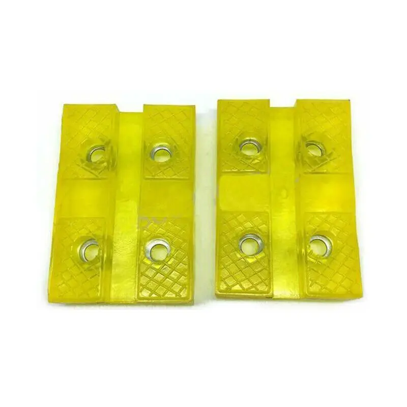 4PCS  Lift Arm Pad/ Metal Inserts Rectangle Rubber Applies to Lifter Repairs Car Tire Changer Machine